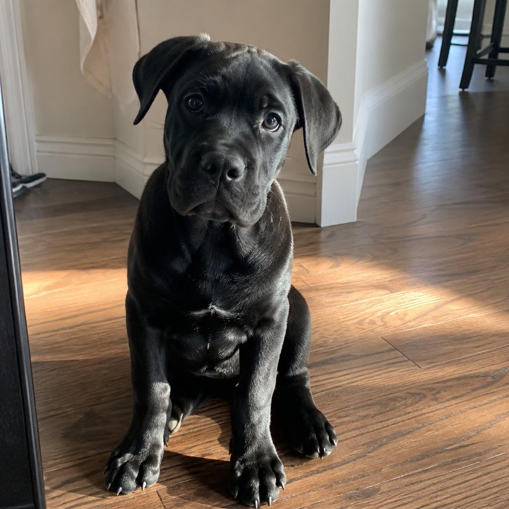 Healthy Cane Corso puppy